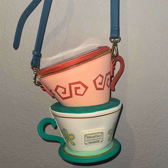 Loungefly Handbags - DISNEY PARKS LOUNGEFLY D23 ALICE IN WONDERLAND TEA CUPS CROSSBODY